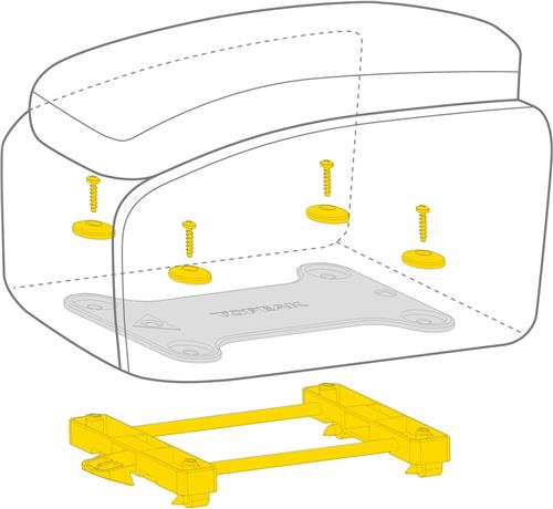 Topeak Mtm Trunkbag Ex Plastic Tas 8l Zwart