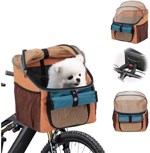 Fietsmand Hond Voorop - Hond Fietsmand - Fietsmandje voor Honden - Fietsmand Hond Achter