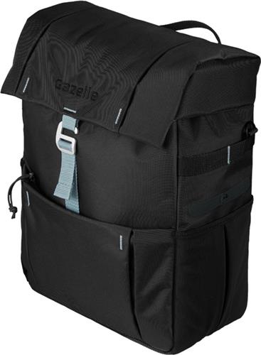 Enkele fietstas Gazelle - black / light olive