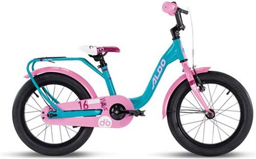 Aldo 16 inch wave turquoise/roze