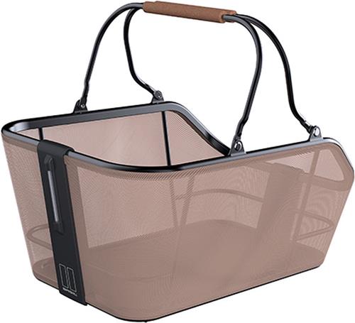 Basil Cento Tech Fiber Nordlicht Fietsmand MIK - Achterop - Bruin