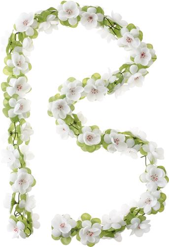 Basil Flower Garland Bloemenstreng - Wit