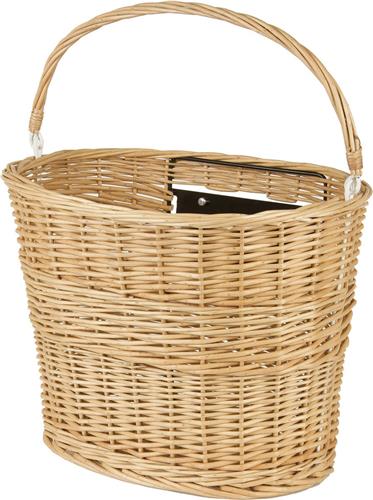 Rieten fietsmand M-Wave Eco - afneembaar