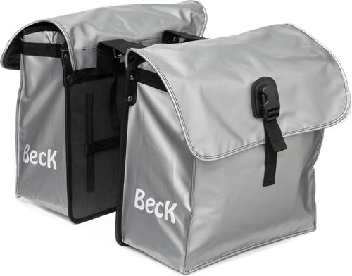 BECK Small Fietstas zilver