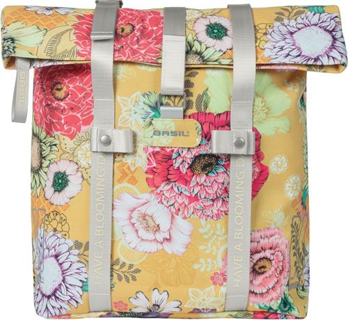 Basil Bloom Field Fietsshopper - 15-20 Liter - Waterdicht - Geel