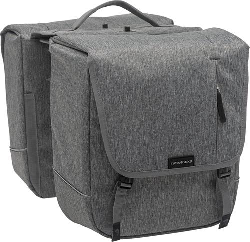 New Looxs Nova Detachable Dubbele Fietstas - Afneembaar - 32 liter - Grijs