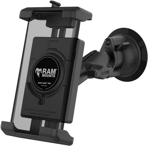 Quick-Grip Pro XL Telefoonbevestiging met Twist-Lock Vacuümzuignap