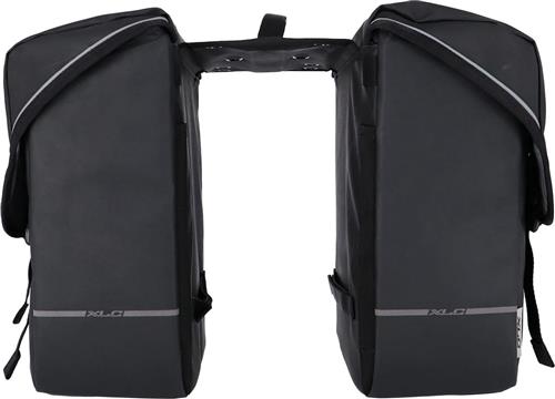 XLC Dubbele Fietstas - Zwart - 25 liter