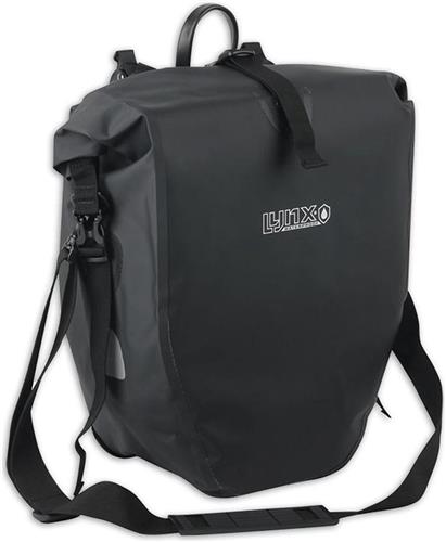 Lynx Waterdichte Fietstas Tarpaulin XL 25 Liter - Zwart