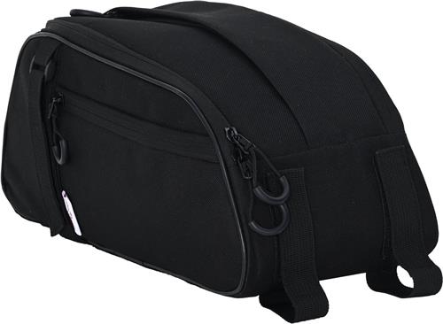 vidaXL - Fietstas - voor - Pannier - Rack - 8 - L - Zwart - 38x16x16 - cm