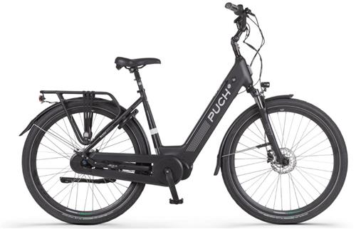 PUCH E-Modern N7 Elektrische Fiets  E-bike  Rijklaar Geleverd - Lage Instap - Framemaat 54 - Uitneembare Accu - 28 Inch - 250W Ananda Middenmotor - 150 km Actieradius - Sunrise Black Metallic Matt