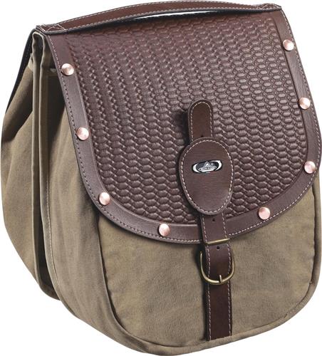 Selle Monte Grappa British Dubbele Fietstas - Leer - 16 liter - Donkerbruin