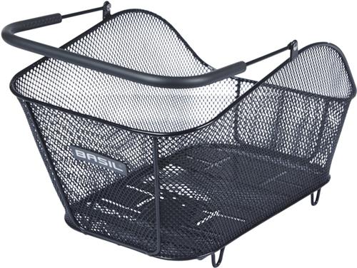 Basil Icon M Multi System Fietsmand - Achter - Fijnmazig staal - Zwart - Medium - 23 Liter-