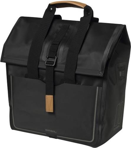 Basil Urban Dry Fietsshopper - Enkele fietstas - Zwart - 20 Liter