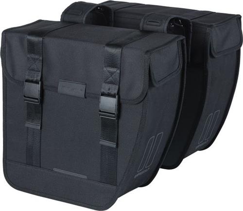 Basil Tour - Dubbele Fietstas XL - 35 Liter - Zwart
