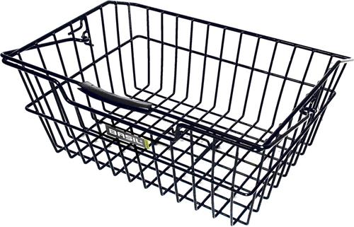 Basil Cairo Luxe Fietsmand - Achter- Staal - Zwart