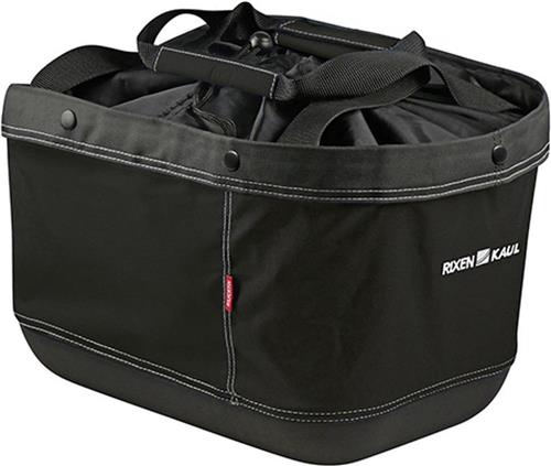 KlickFix Shopper Alingo GT Bagagedrager Winkelmand voor Racktime, black