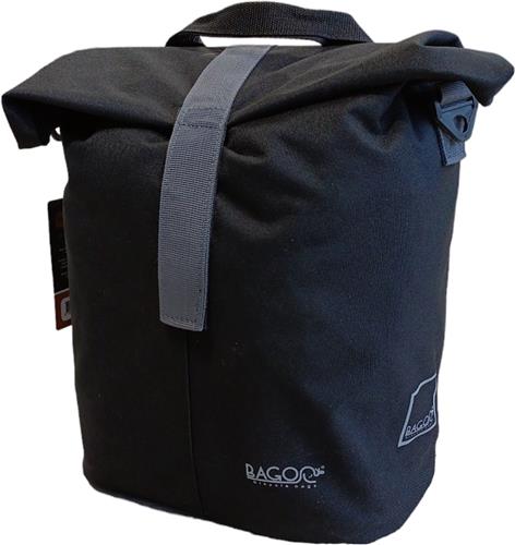 Bagoo Shopperfietstas - 14L - Rolsluiting - Schouderriem - Handvat