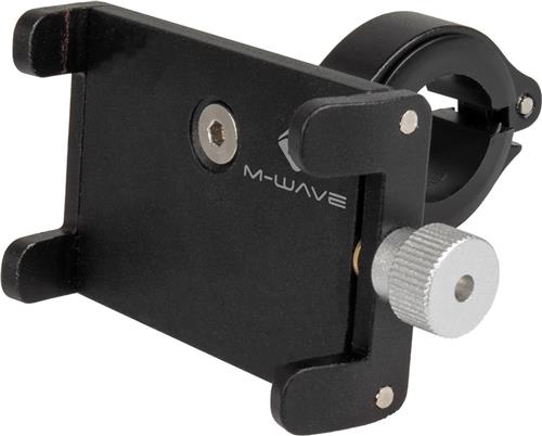 M-wave Smartphonehouder Universeel 6-9,5 Cm Aluminium Zwart