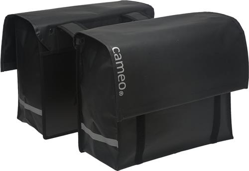 New Looxs Cameo Double Bisonyl - Dubbele Fietstas - 46 liter - Mat Zwart