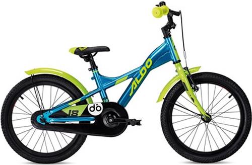 Aldo 18 inch powerbike blauw/lime 9274