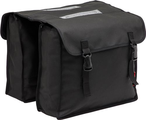 New Looxs Cameo Double - Dubbele Fietstas - Compact & Lichtgewicht - 30L - Zwart