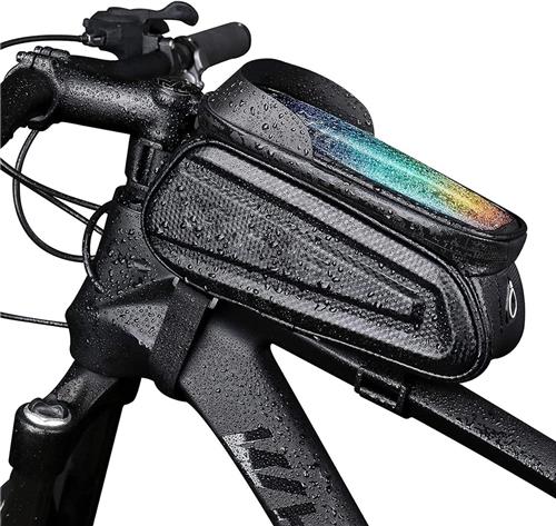 Waterdichte Fietstas - Stuur - Racefiets/Mountainbike Fiets tas voor telefoon - Bike frametas - Houder Fiets  Smartphonehouder - Ook voor scooter & motor - telefoonhouder voor fiets