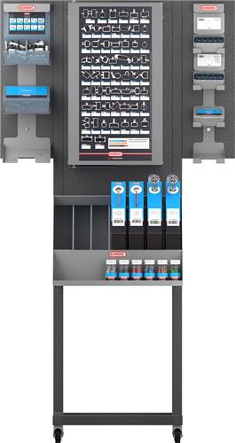 Elvedes Mobiel display frame - compact ontwerp - flexibel en verplaatsbaar - zonder displays