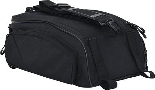 vidaXL - Fietstas - voor - Bagagedrager - 12 - L - Zwart - 38x21x16 - cm