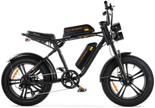 ENGWE M20 (26Ah) Elektrische Fatbike - Dubbele Accu - 20 Inch - 250W Motor - 7 Versnellingen - 150 km Actieradius - Mechanische Schijfremmen - Zwart