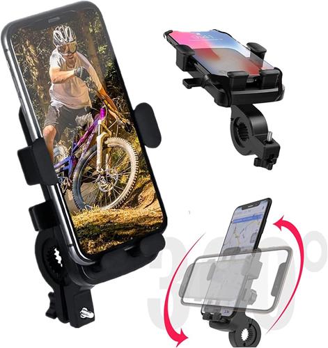 Telefoonhouder Fiets - Fietshouder - Scooter - Brommer - Motor - Smartphonehouder