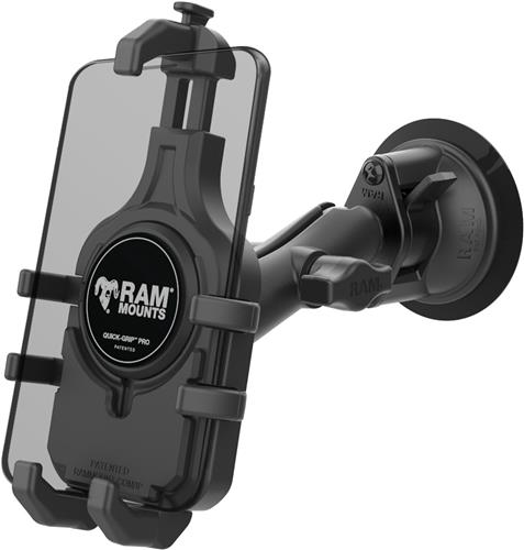 Quick-Grip Pro Telefoonhouder met Twist-Lock Zuignap