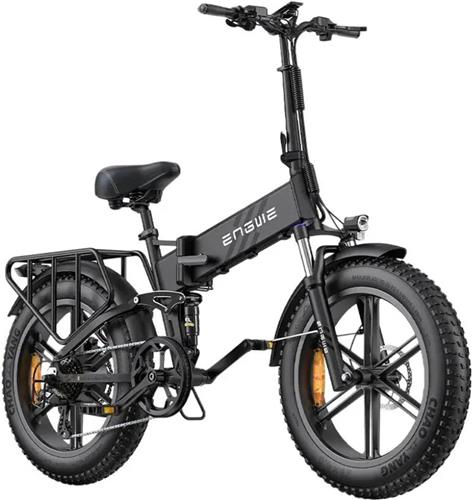 ENGWE Engine Pro 2.0 Elektrische Vouwfiets - Fatbike - 20 Inch - 250W Motor - 8 Versnellingen - 110 km Actieradius - Hydraulische Schijfremmen - Zwart