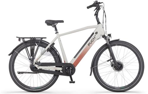 PUCH E-Modern Basic N7 Elektrische Fiets  E-bike  Rijklaar Geleverd - Hoge Instap - Framemaat 53 - Uitneembare Accu - 28 Inch - 250W AKM Motor - 110 km Actieradius - Silk Grey Matt