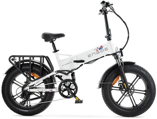 ENGWE Engine X Elektrische Vouwfiets - Fatbike - 20 Inch - 250W Motor - 7 Versnellingen - 100 km Actieradius - Mechanische Schijfremmen - Wit
