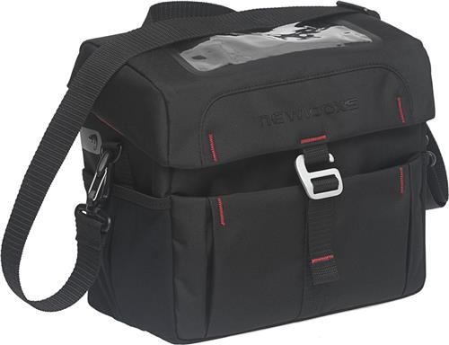 New Looxs Vigo Stuurtas KLICKfix Enkele Fietstas - 8,5 liter - Zwart