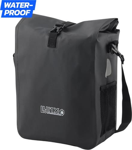 Lynx Single Pannier Bag Pakaftas / Fietstas Zwart - 21 L - Tarpaulin