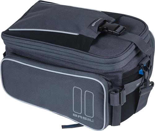Basil Sport Design Bagagedragertas - Grijs - 7-15 liter