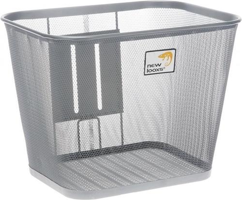 New Looxs Pisa - Fietsmand - 22 Liter - Incl. Rapidlock - Grijs