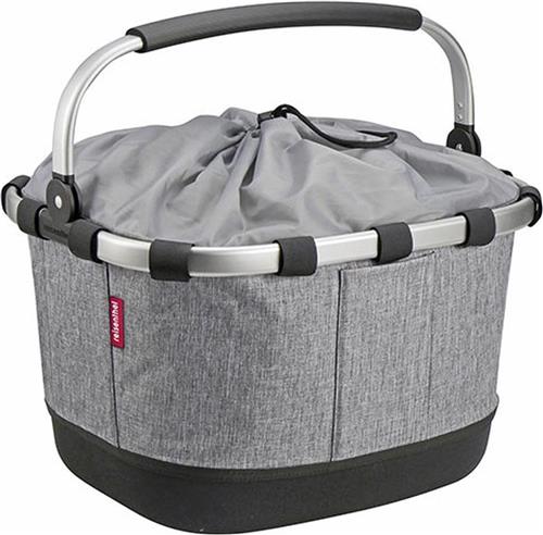 KlickFix Reisenthel Carrybag GT Fietsmand voor Racktime, grijs