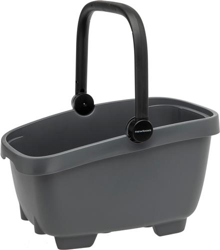 New Looxs Clipper - Fietsmand Hond - Bagagedrager - Hondenmand Fiets Achter - Geschikt voor Elektrische Fietsen  Boodschappen Fietsmand  Antraciet