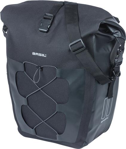 Navigator Waterproof - Enkele fietstas MIK STUDS- 25-31 Liter - Zwart - 100% waterdicht