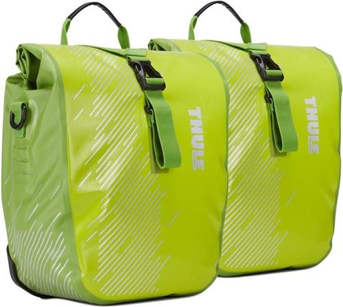 Thule Shield Pannier Small Dubbele Fietstas - 28 liter - Groen