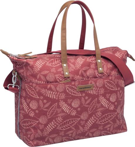 New Looxs Tendo Forest Enkele Fietstas Laptoptas Shopper - 15 inch Laptopvak - 21 liter - Rood