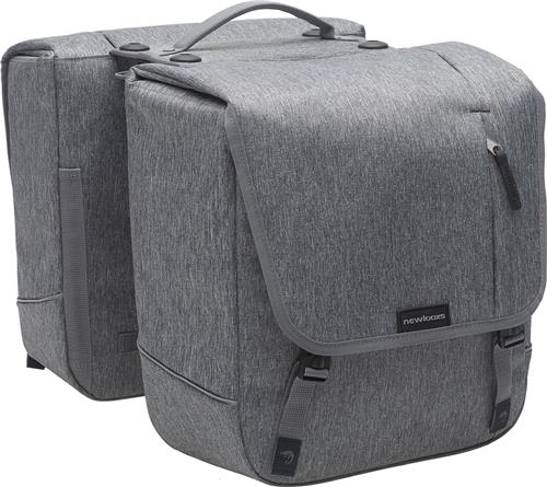 New Looxs Nova Double Dubbele Fietstas Racktime - Afneembaar - 32 liter - Grijs