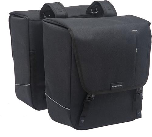 New Looxs Nova Double Dubbele Fietstas - 32 liter - Afneembaar - Zwart