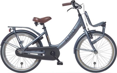 Alpina Clubb Meisjesfiets - 22 inch - Satin Blue Matt - Transportfiets Meisjes - Blauw