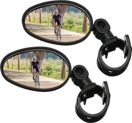 2x compacte fietsspiegel - 360 graden Verstelbaar - Schokbestendig