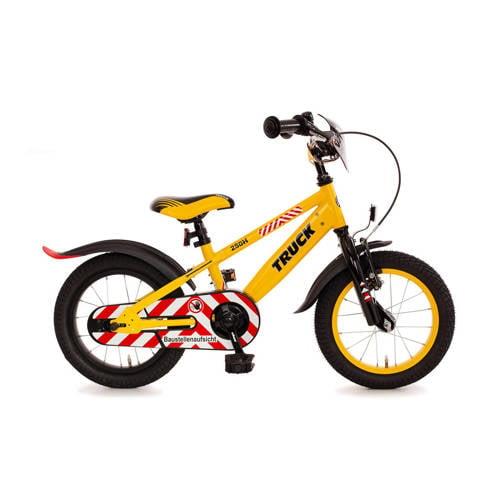 Bachtenkirch kinderfiets Truck, 14 inch, geel en zwart