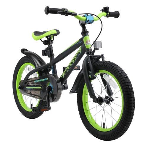 Bikestar 16 inch Urban Jungle kinderfiets, zwart / groen